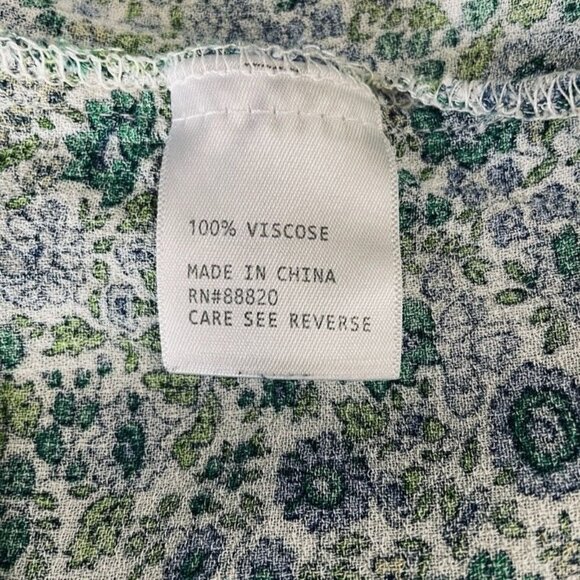 Cynthia Rowley Floral Blouse Bundle Ruffle Hem Boho Cottagecore Plus 1X - Picture 6 of 11